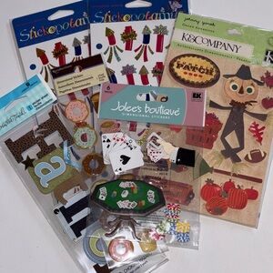Scrapbook Embellishments Joelees Stickopotamus NWT VTG OLD scrapbook Stickers